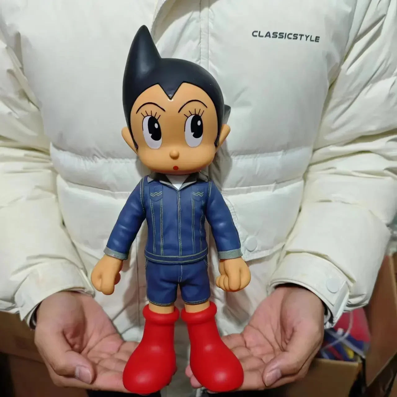 40CM AstroBoy Mighty Atom PVC Action Figure – Movable Anime Statue Collectible Toy, Holiday Gift