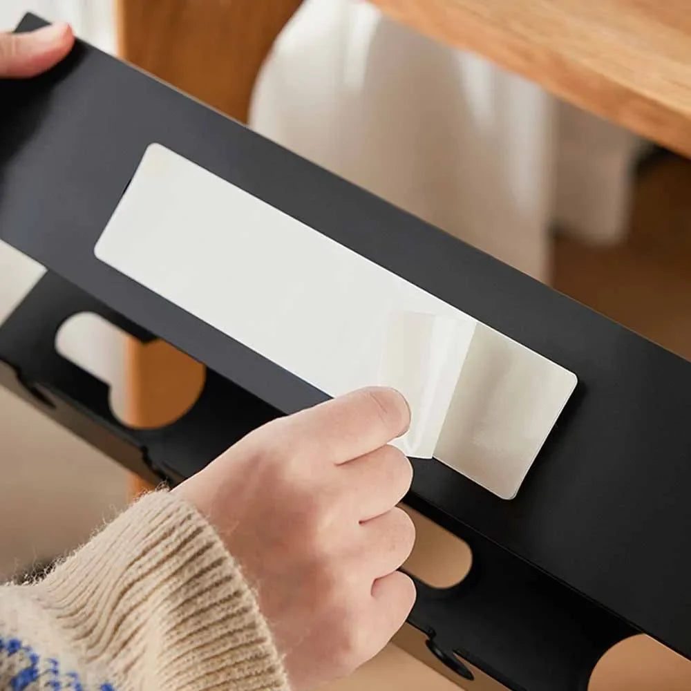 2024 Under Desk Cable Management Tray with Clamp - Sturdy Cord Holder for Power Strips, No Drilling Required, Spacious Design