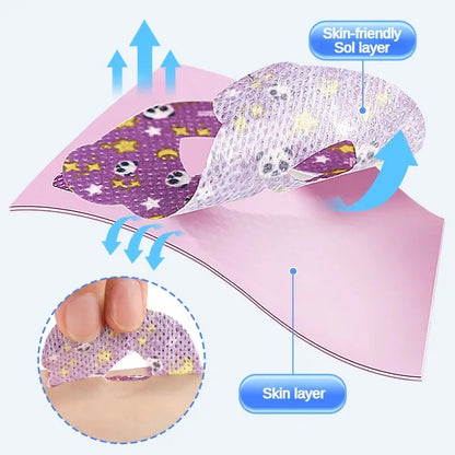30pcs Anti-Snoring Stickers — Night Sleep Lip & Nose Breathing Patch, Mouth Correction Orthosis Tape for Children & Adults