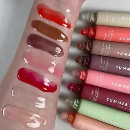 Summer Fridays Lip Balm – Moisturizing Vanilla Pink Sugar & Coffee Cake Scented Lip Gloss, Transparent Lip Oil Makeup