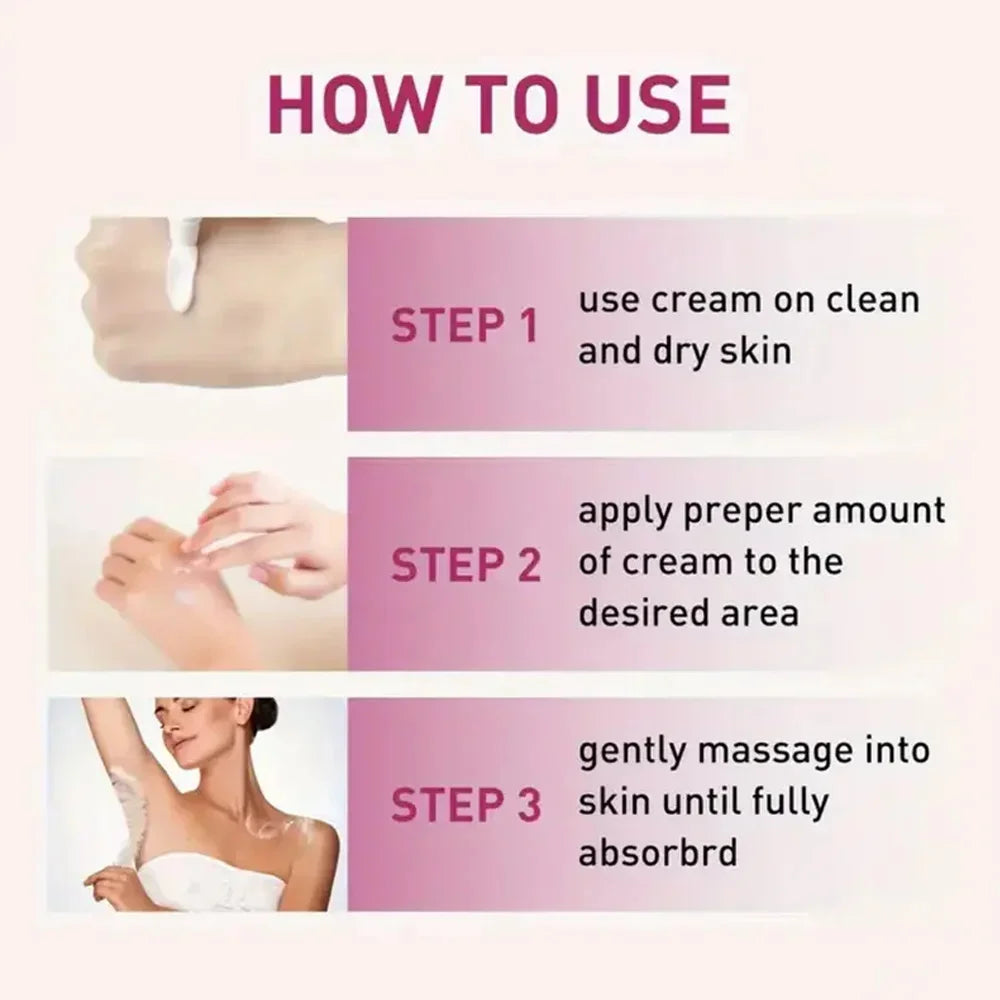 Whitening Cream for Underarms, Knees & Inner Thighs – Brightening Moisturizing Body Serum for Even Skin Tone Care