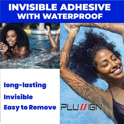 Plussign Lace Wig Glue with Remover – Super Strong Lace Adhesive & Hair Installation Kit for Wigs, Toupees, & Closures