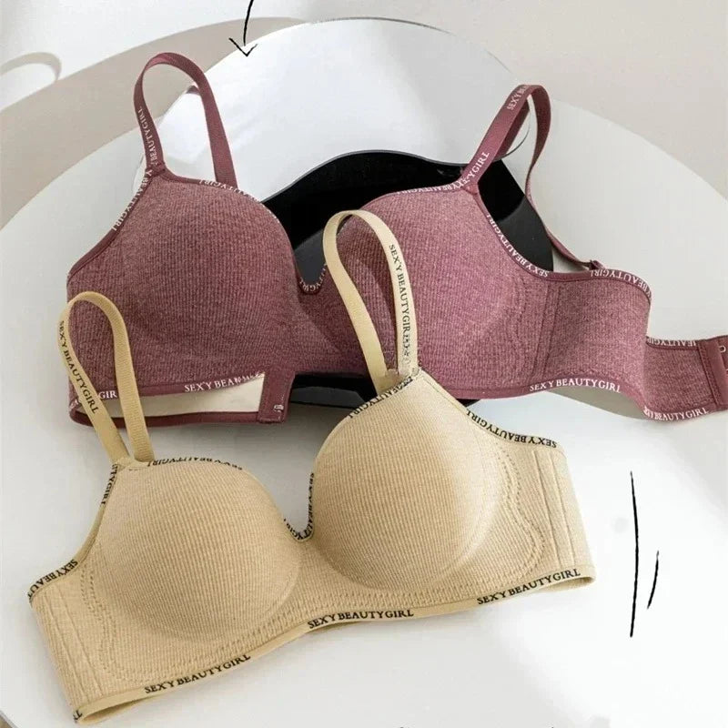 Wireless Push-Up Bra A-C Cup — Seamless Invisible 3D Pad Bralette for Small Chest, Anti-Sagging Comfort Underwear