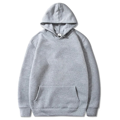 Men’s & Women’s Oversized Hoodies — Casual Fleece Pullover Sweatshirts Warm Spring Autumn Tops Black & Multi-Color