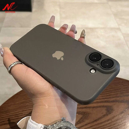 Ultra-Thin Slim Matte Frosted iPhone Case with Camera Protector — Fits iPhone 17/16/16 Plus/15/14/13/12/11 & Pro Max