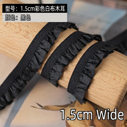 5m Elastic Lace Trim Ribbon for Dress Decoration, DIY Sewing & Crafts