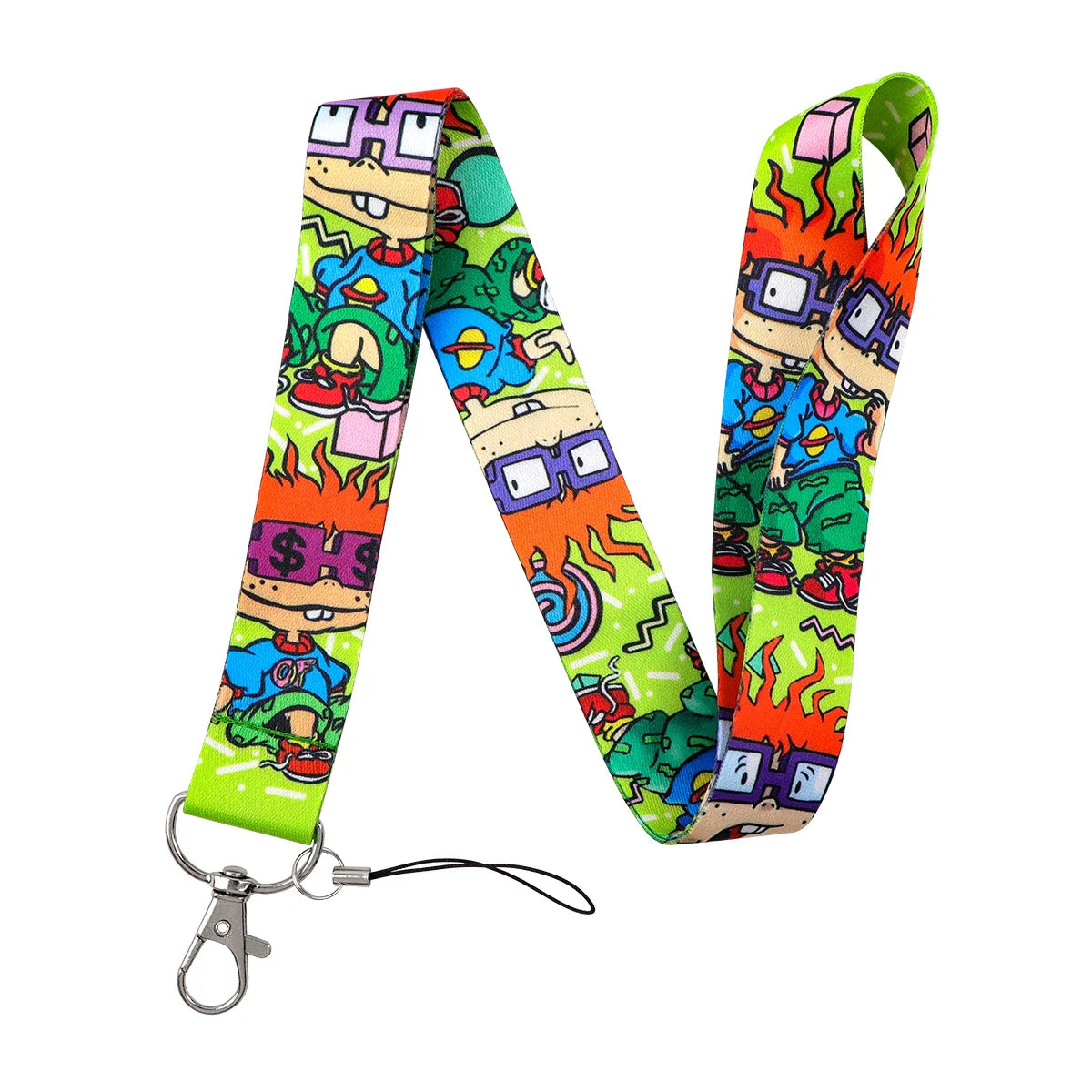 Animated Comedy Lanyard — Key Neck Strap for ID Card, Cell Phone, Badge Holder, Keychain Accessories & Gifts