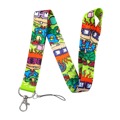 Animated Comedy Lanyard — Key Neck Strap for ID Card, Cell Phone, Badge Holder, Keychain Accessories & Gifts