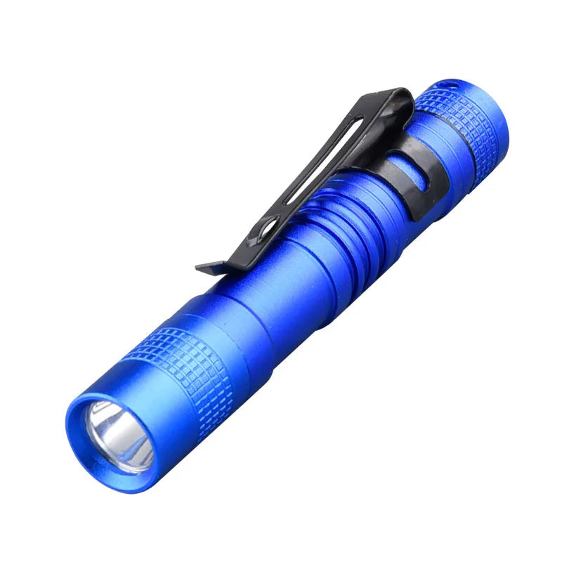 Mini Portable LED Pen Light with Clip – Ultra Bright High Lumens Pocket Flashlight Torch for Camping, Outdoor & Emergency Use