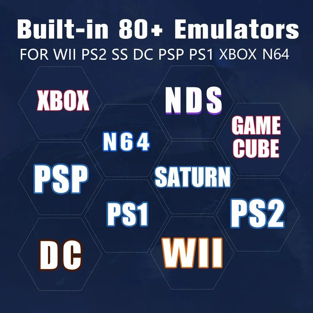 NEW Super Console U7 Plug & Play Retro Game Console – 1TB HDD, 70,000+ Games, Windows 11, 4GB RAM, 60 Emulators (PS2, Wii, PSP, GameCube) for TV Gaming