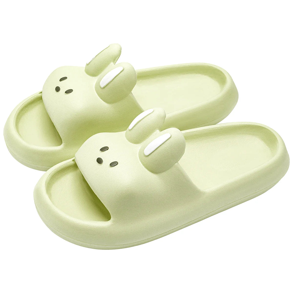 Pillow Rabbit Slippers for Women & Men – Comfy House Slides & Shower Sandals with Cushioned Thick Sole