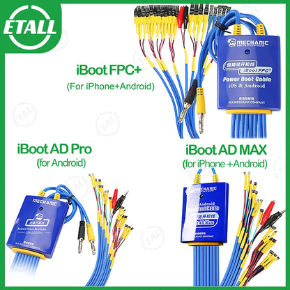 MECHANIC iBoot FPC AD MAX+ Pro Power Boot Cable – For iPhone 5S-15 Pro Max, Samsung, Huawei, Xiaomi Power Supply Test Tool