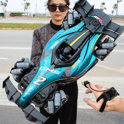 RC Drift Stunt Car - Gesture-Controlled Remote Control Toy with Spray Effects for Kids, Boys & Gift Giving