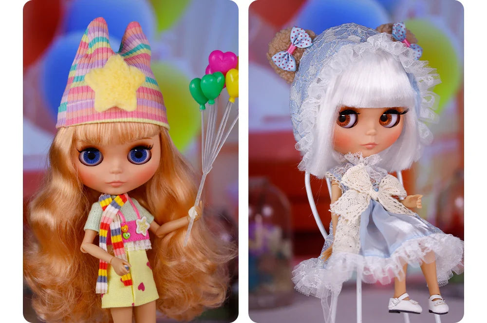 ICY DBS Blyth 1/6 Joint Doll – 30cm Tan Skin Matte Face BJD Girl Doll Toy Gift