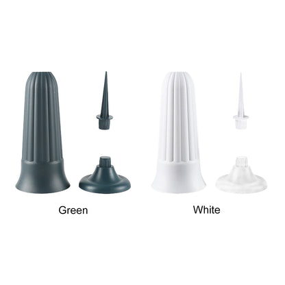 Outdoor Memorial Garden Vase – Flower Pots with Long Spikes, PP Plastic Grave Markers for Cemetery & Festival Decorations