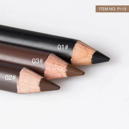 12-Pcs Waterproof Eyebrow Pencil Set – Precise Long-Lasting Brow Definer in Black, Blonde & Brown Makeup