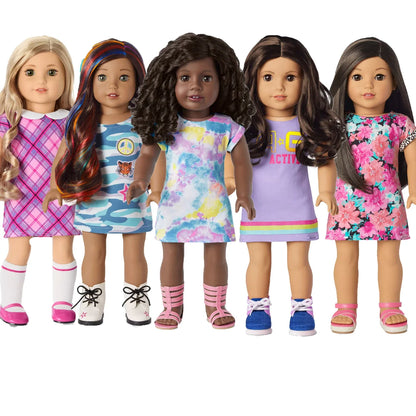 Official Doll Clothes & Accessories – Matching Style Outfits for 18-Inch American & 43cm Reborn Baby Dolls, Our Generation Girl Toys Gift