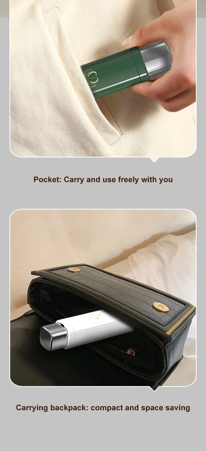 Portable Small Floss Storage Box - Automatic Pop-Up Dental Floss Case, Easy Carry and Use