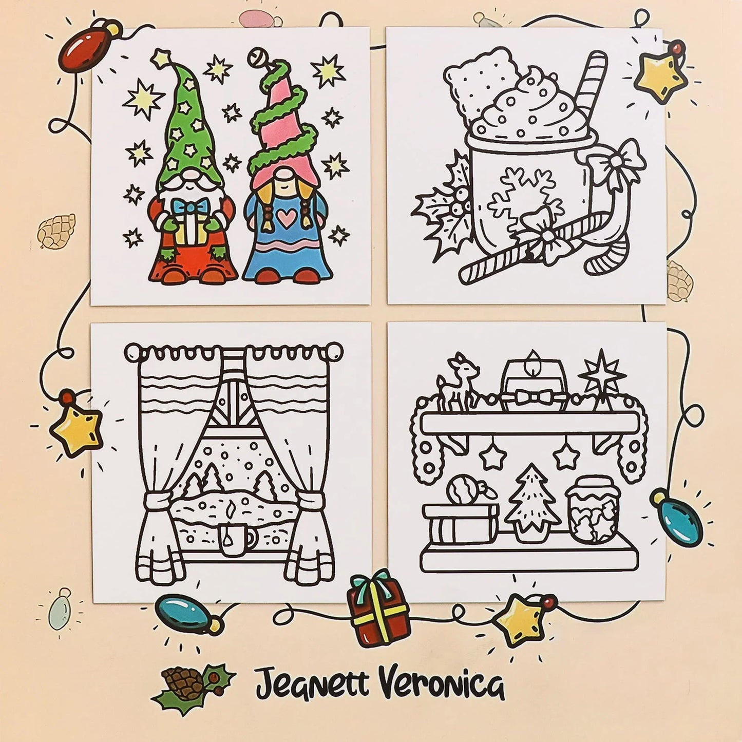 Into the Garden Coloring Book for Adults & Teens - Bold & Simple Designs with Plants, Flowers & Cute Animals