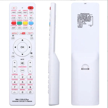 Universal RM-L1130+X Replacement Remote Control – Compatible with RM-L113+12 & RM-L1130+8 Television Models