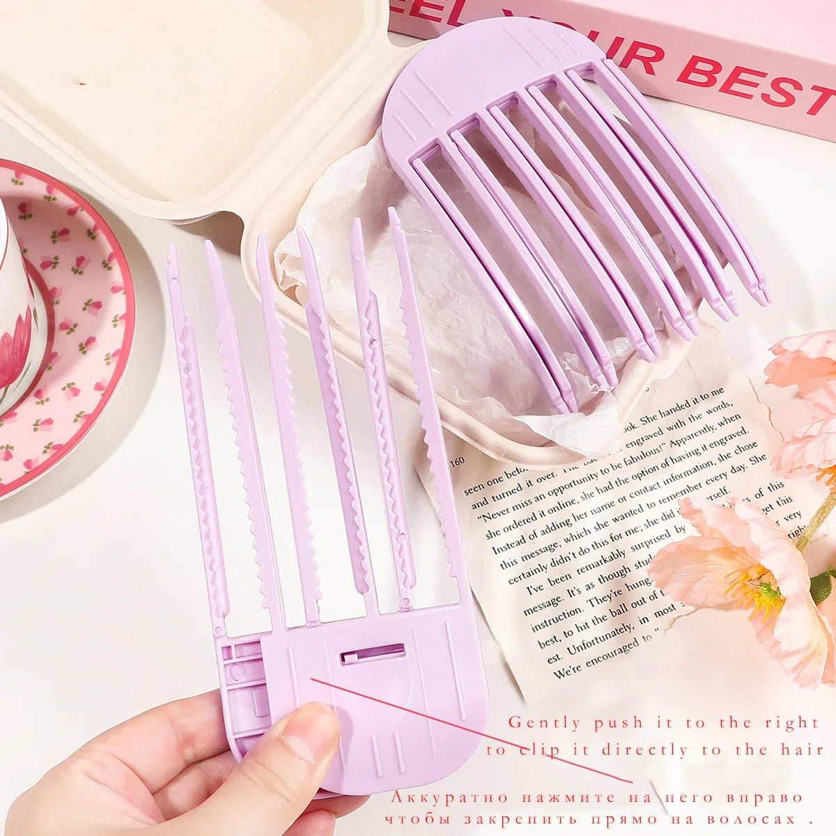 Fluffy Hairpin Curling Clips for Bangs | Volumizing Hair Roots & Fashionable Hair Rollers for Women