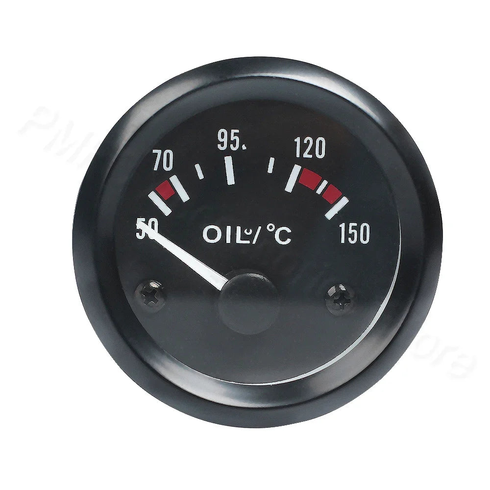 12V Car Gauge 52mm - Water Temperature, Oil Pressure, Fuel, Voltage & Ammeter Meter