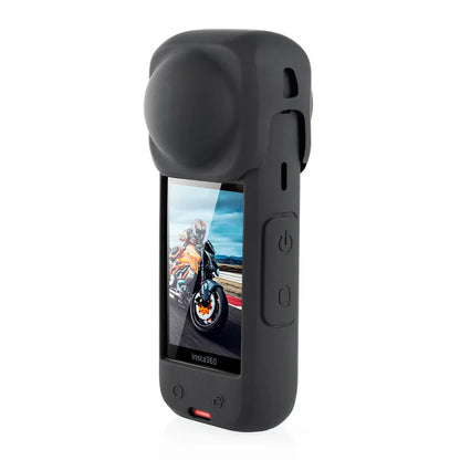 Insta360 X4 Lens Guards, Storage Bag & Screen Protector Film – Anti-Scratch Camera Accessories for Insta360 X4