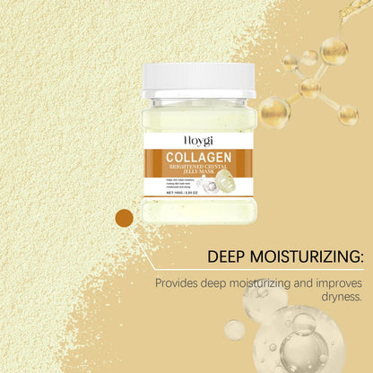 Jelly Mask Powder - Hydrating Rose & 24k Gold Peel-Off Facial Mask for Nourishing, Moisturizing & Revitalizing SPA Treatment