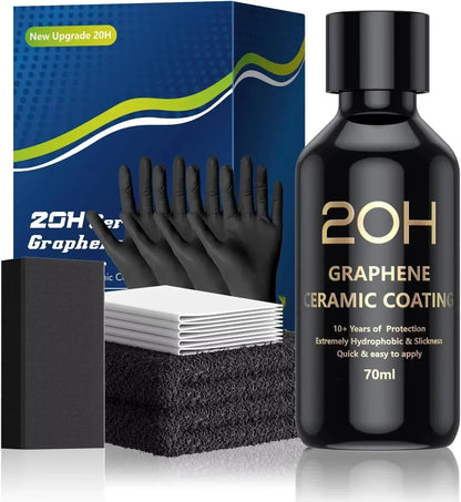 Graphene Ceramic Coating 20H/12H — Self-Healing UV Protection Car Detailing Coating for Long-Lasting Shine
