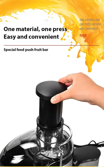 400W Juice Extractor — 22000RPM Motor, 3" Wide Chute, 2-Speed Juicer for Whole Fruits & Vegetables, Easy-Clean Design