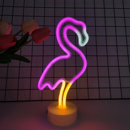 Countertop Decorative Neon Sign – USB or Battery-Powered Night Light for Holiday, Party, Kitchen & Home Decor