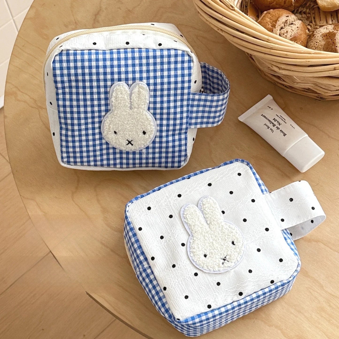Miffy Rabbit Mini Storage Bag - Cute Portable Makeup, Menstrual & Travel Organizer