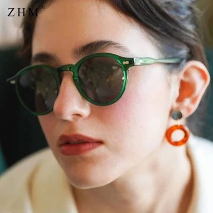 Retro Polarized Sunglasses — Small Round Vintage Shades for Men & Women
