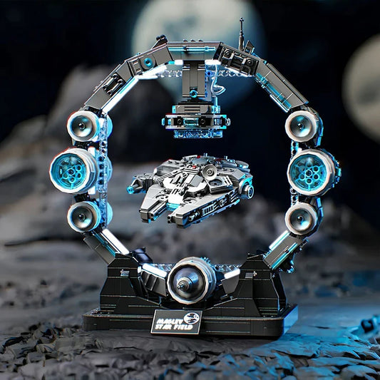 Star Plan Falcon Spaceship Building Blocks – DIY Model Toy Set for Boys, Adults & Christmas Gifts
