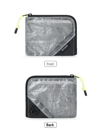 OCE GEAR Lightweight Waterproof Wallet — Ultra-Light Durable Coin Purse & Card Holder, Small Zipper Pouch for Outdoor, Camping & Travel