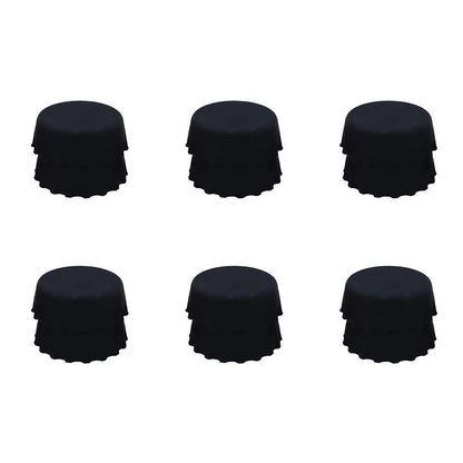 2/6/12pcs Silicone Beer Bottle Caps – Preservative Covers for Wine, Vinegar, Soy, and Cocktail Bottles