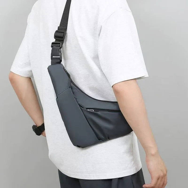 Lightweight Crossbody Bag with Multi-Functional Sports Waist Pocket for Men & Women