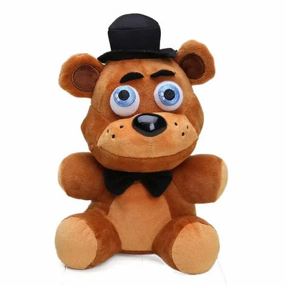 Five Nights at Freddy’s Plush Toy Set – Cute FNAF Stuffed Dolls Bonnie, Bear, Foxy & Freddy for Kids Gift