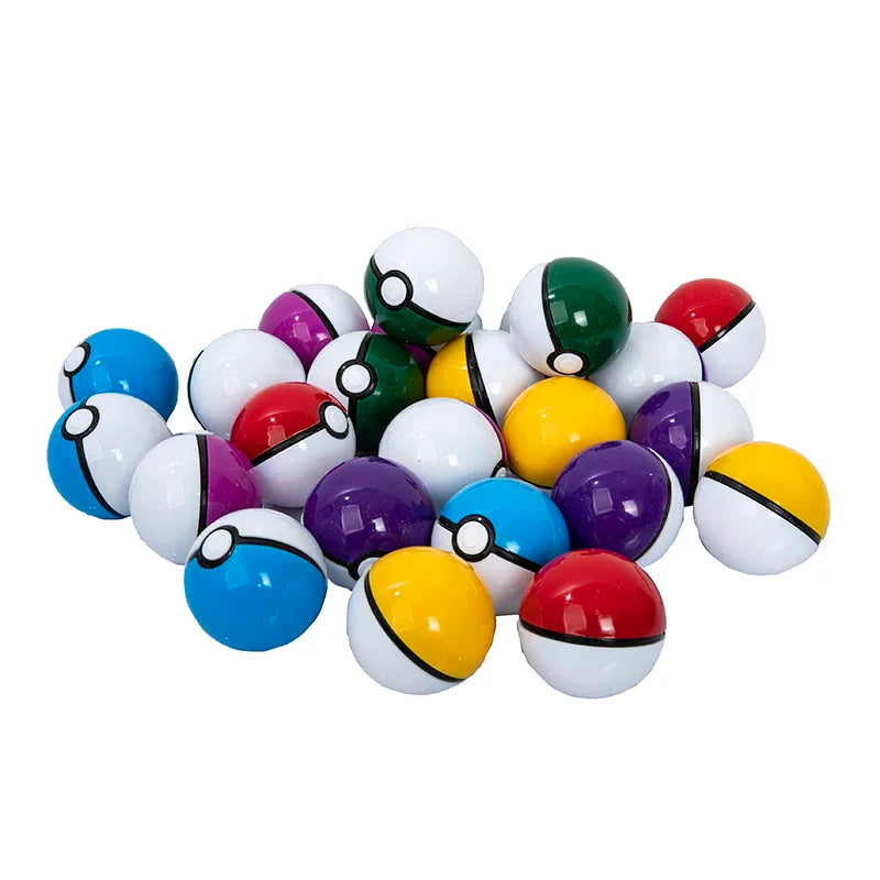 50/100pcs Pokémon Elf Ball Toys — 3cm & 5cm Pocket Monster Figures Including Pikachu, Anime Action Toys for Kids