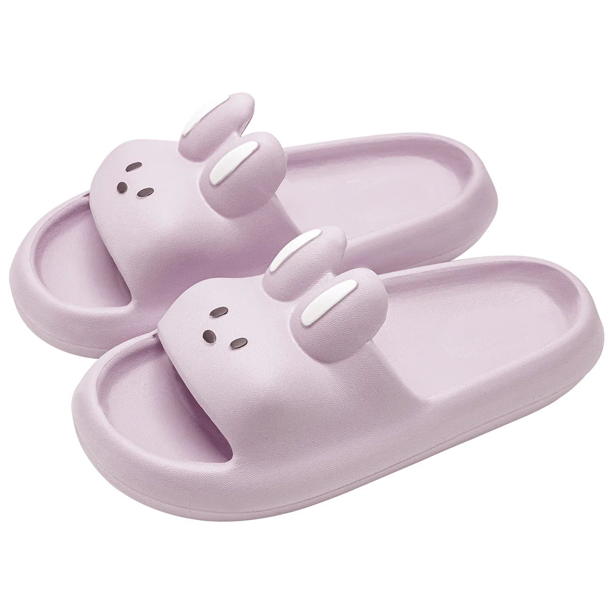 Pillow Rabbit Slippers for Women & Men – Comfy House Slides & Shower Sandals with Cushioned Thick Sole