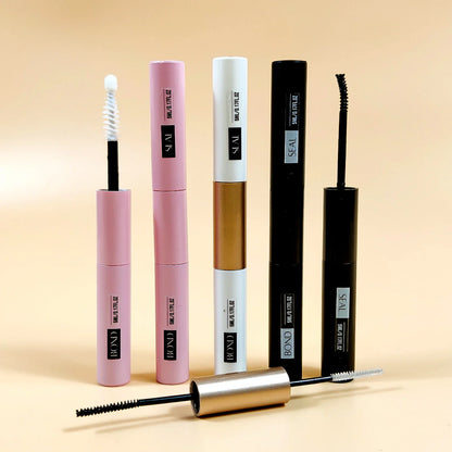Double-Headed False Eyelash Glue: Waterproof 2-in-1 Bond & Seal for Long-Lasting DIY Cluster Eyelashes - Cosmetics Essential