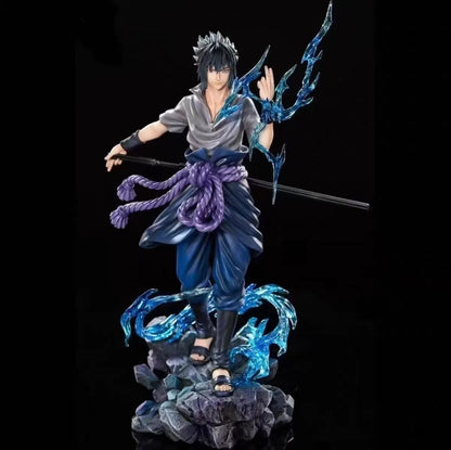 23cm Naruto Anime Figure — Uzumaki Naruto & Uchiha Sasuke PVC Action Model, Desktop Ornament Collectible Toy Gift