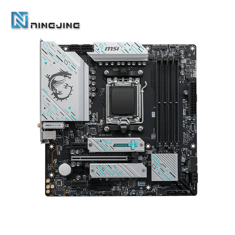 MSI B650M GAMING PLUS WIFI Motherboard - AMD B650, Supports DDR5 7200+MHz (OC), Ryzen 7000/8000 Series, AM5 Socket
