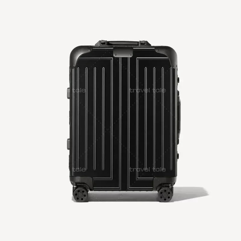 VESOCOVO Aluminum Trolley Suitcase — 20", 26", 30" Large Rolling Luggage Bag with Wheels