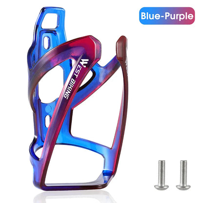 WEST BIKING Bicycle Water Bottle Cage – Colorful Gradient Ultralight MTB & Road Bike Bottle Holder, Cycling Bracket