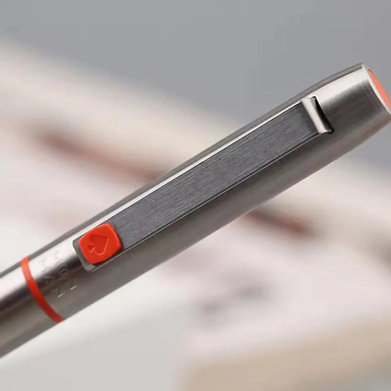 MAJOHN B25 Metal Fountain Pen - Fine Nib Stainless Steel Writing Pen with Ink Absorber for Business & Office Use