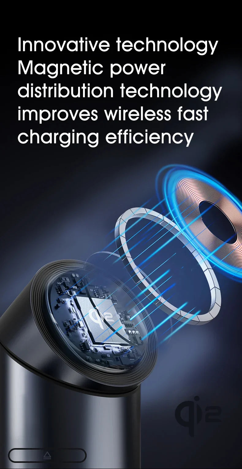 Truly Qi2 3-in-1 MagSafe Magnetic Touch Wireless Charger — Fast Charging Dock for iPhone, Android, Apple Watch & AirPods