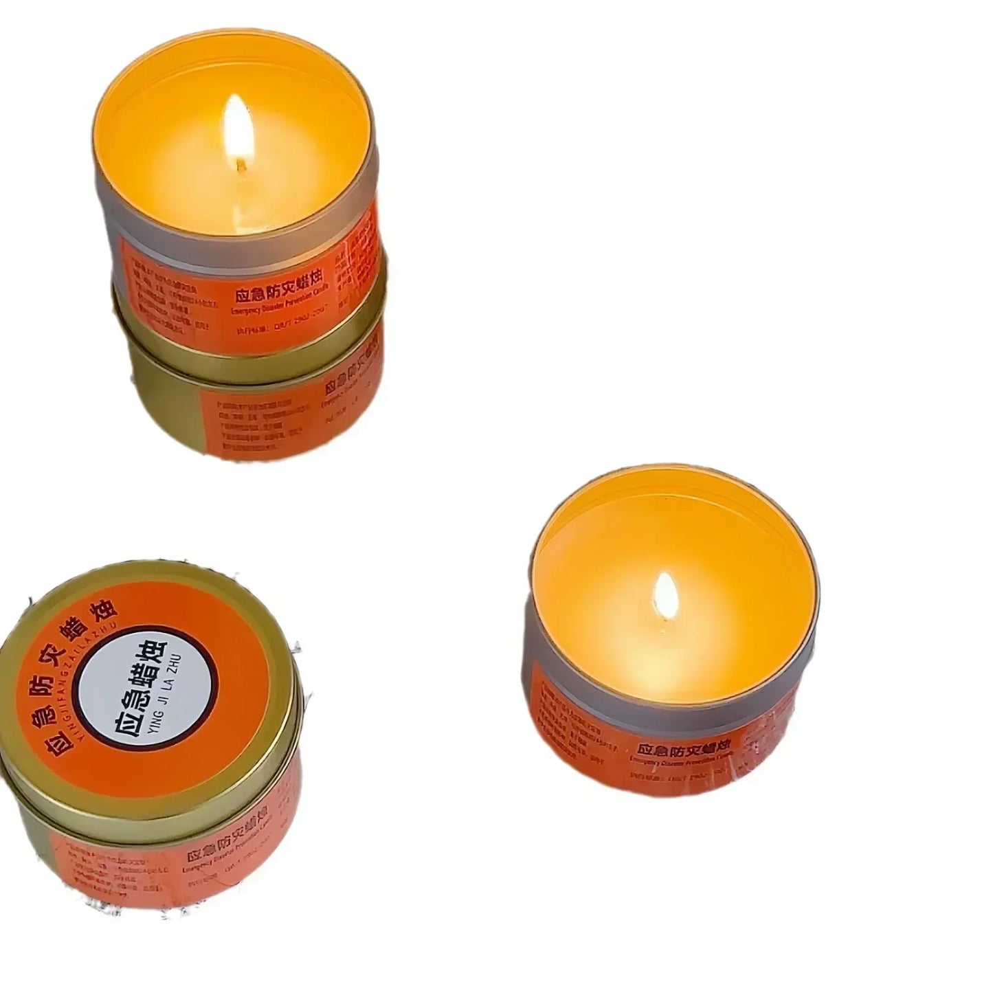 Emergency Disaster Prevention Lighting – Waterproof, Windproof, Odorless Candle Lights for Household & Outdoor Power Outages