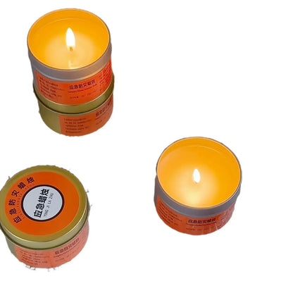 Emergency Disaster Prevention Lighting – Waterproof, Windproof, Odorless Candle Lights for Household & Outdoor Power Outages