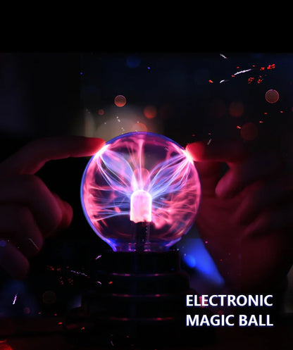 Magic Crystal Plasma Ball Lamp – LED Night Light for Kids, Bedroom & Gifts (3–8 Inch)